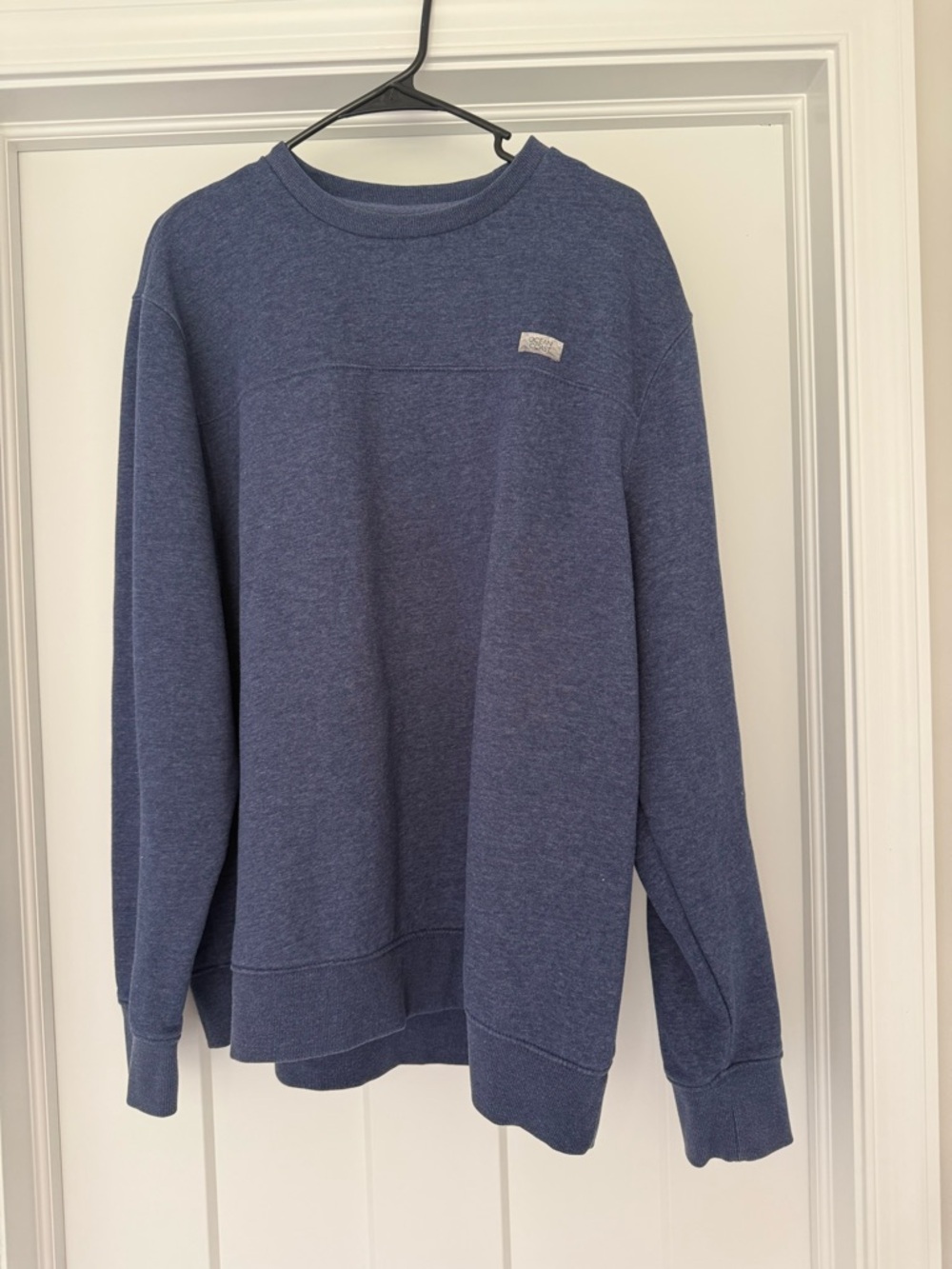Men's Ocean Coat Crewneck in Navy Blue